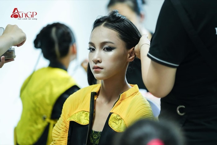 Người mẫu nhí sau khi hoàn thiện tạo hình
